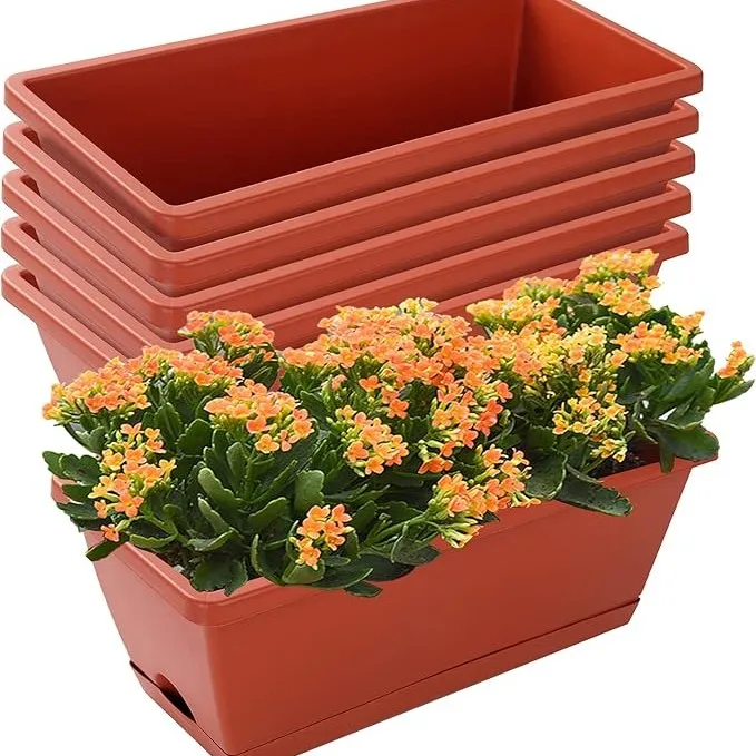 CHUKEMAOYI Window Box Planter